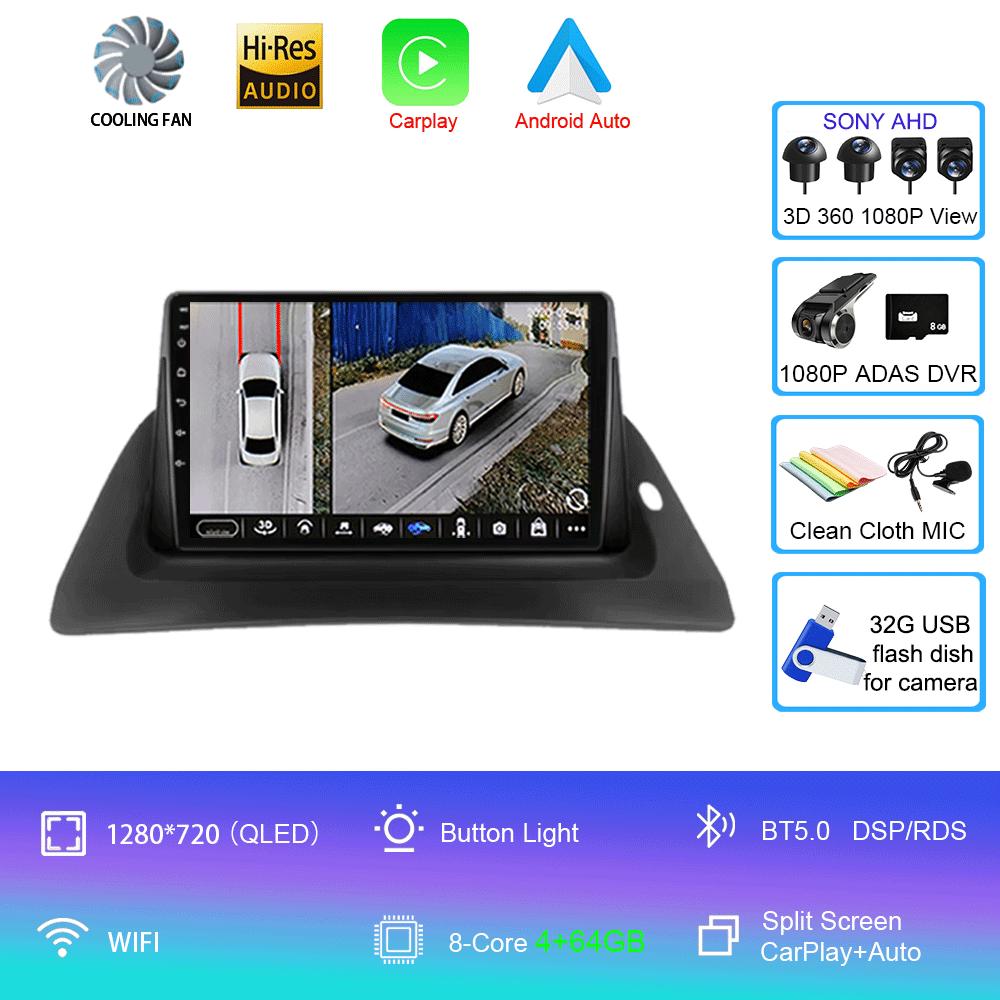 Android 14 For Renault Kangoo 2009 - 2017 2018 Car Radio Multimedia Video Player Navigation Android Stereo No 2 Din DVD Player