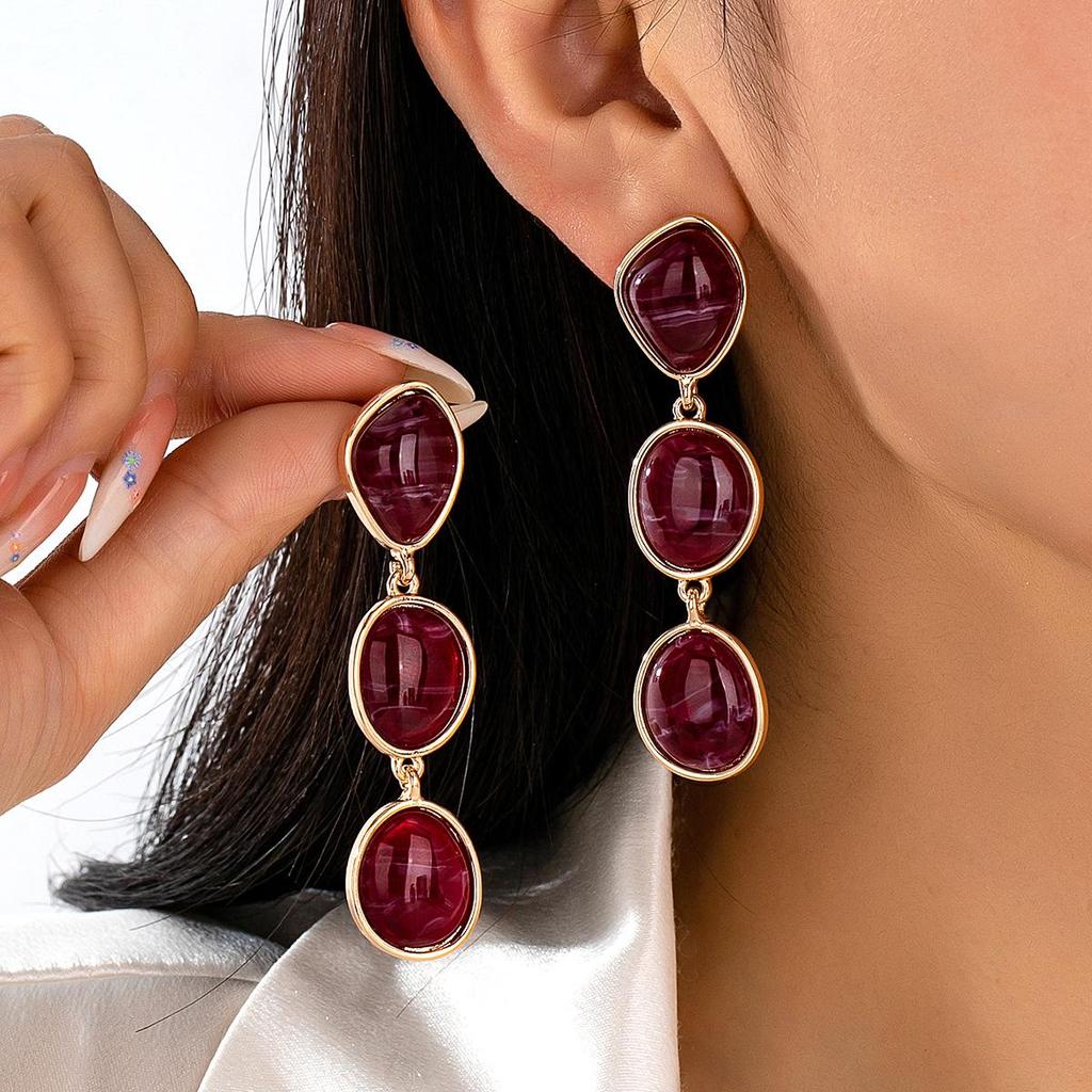 Elegant Slimming Long Drop Earrings - Versatile Women's High-Class Stud Jewelry