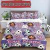 3pcs Duvet Cover Set (1*Duvet Cover + 2*Pillowcase, Without Core), Custom Name Gabby's Dollhouse Pattern Bedding Set, Home Bedroom Decor Gift
