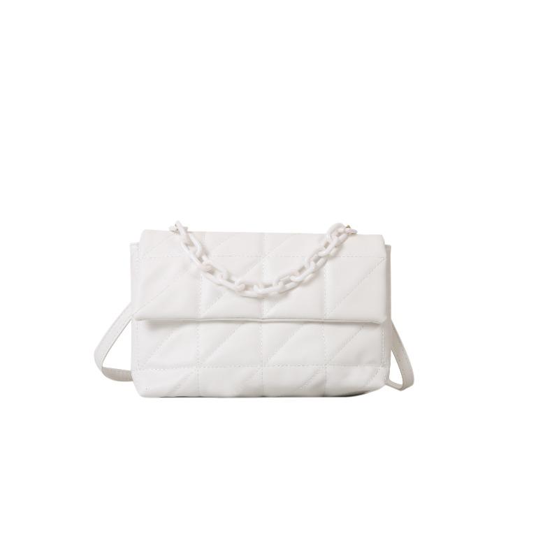 

Small Square-shaped Fashionable Handbag, Casual Crossbody Bag, Shoulder Bag белый
