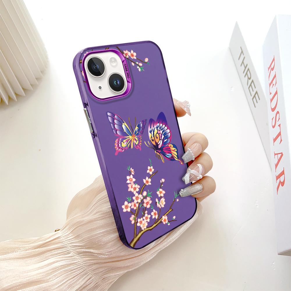 Fashion Colorful Sliver Double Sided Phone Shell Soft Edge Hard Case Full Cover Shockproof Phone Casing for Samsung A16 A55 Xiaomi Redmi 14C Poco C75