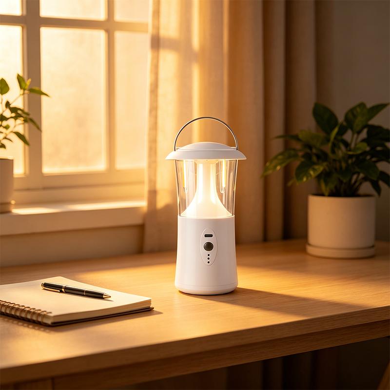 USB Rechargeable Camping Light 3 Color Modes Stepless Dimming Waterproof LED Emergency Hanging Lamp for Outdoor Camping