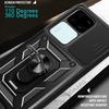 Slide Lens Funda for Vivo V30 Pro 5G Case for Vivo V30 Lite X100 Pro V25 5G Y28 V25e Global Case Magnetic Ring Stand Armor Cover