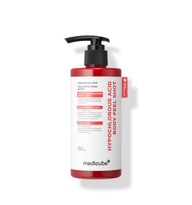 Hypochlorige Säure Körperpeeling Shot Glatte Haut Klärende Textur 280ml