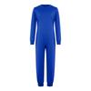 Unisex Kids Special Needs Clothing Round Neck Long Sleeve Back Invisible Zipper One Piece Cotton Jumpsuit