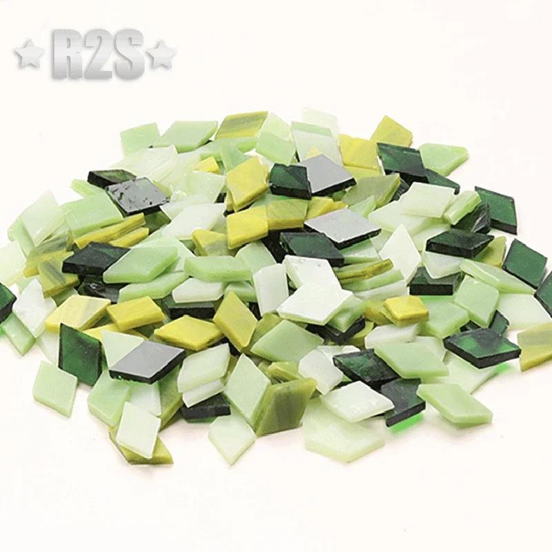 50g Klare Glasmosaiksteine Mehrfarbiges Mosaikstück DIY Mosaikherstellung Steine für Handwerk Hobby Kunst Heim Wanddekoration arte