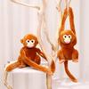 Cartoon Golden Monkey Doll Plush Toy Long Arm Monkey Orangutan Doll Curtain Buckle Children'S Soothing Doll
