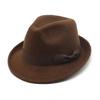 Classic Wool Felt Ladies Hat With Tassel And Leopard Pattern For Autumn Winter Outdoor Wear