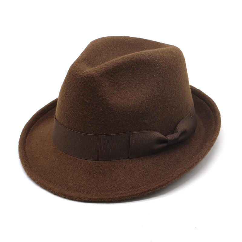 Classic Wool Felt Ladies Hat With Tassel And Leopard Pattern For Autumn Winter Outdoor Wear