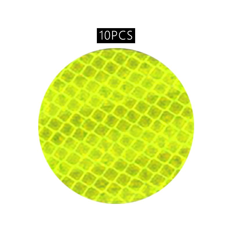 10PCS Car Reflective Tape,Night Safety Warning Stickers,Waterproof And Wear-Resistant,Helmet Stickers,Car Accessories