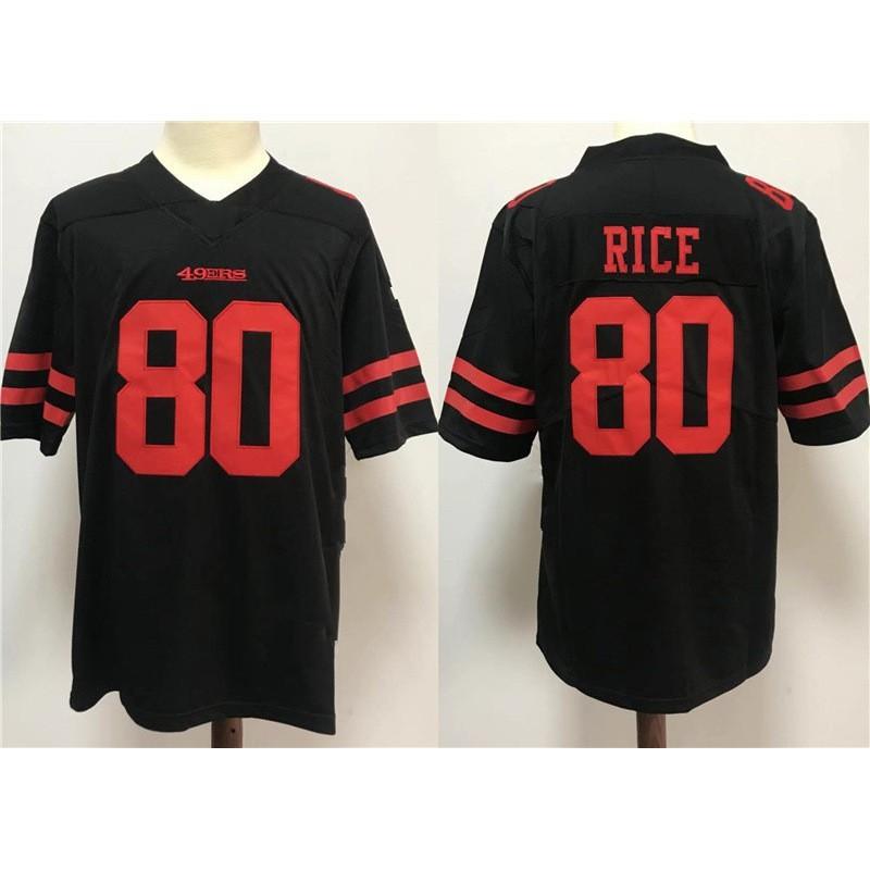 Mens San Francisco 49ers NFL Football Jersey Premium Embroidered Team Sport Shirt Fans Game Day Wear