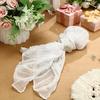 6pcs Napkins Wrinkled Dinner Napkins Soft Cotton Table Napkins Decorative Cloth Napkins for Weddings Parties Family Everyday Use