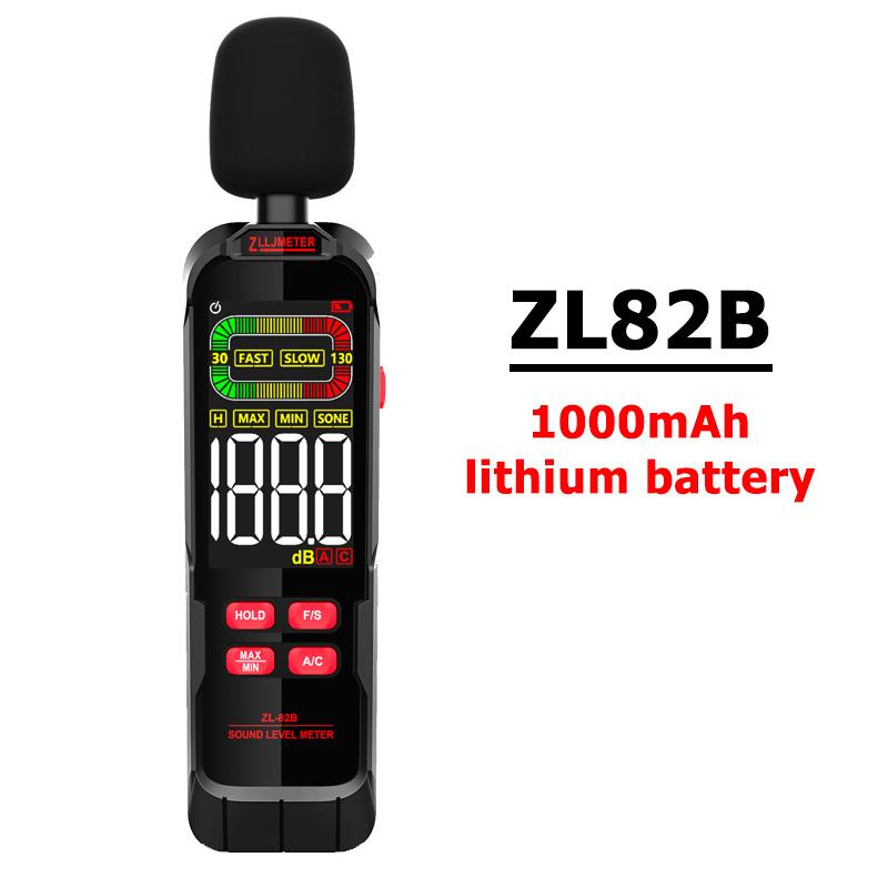 Color Screen Digital Sound Level Meter Audio Level Meter Sound Meter Battery/Charging 30-130dB A/C Weighted Decibel Noise Meter
