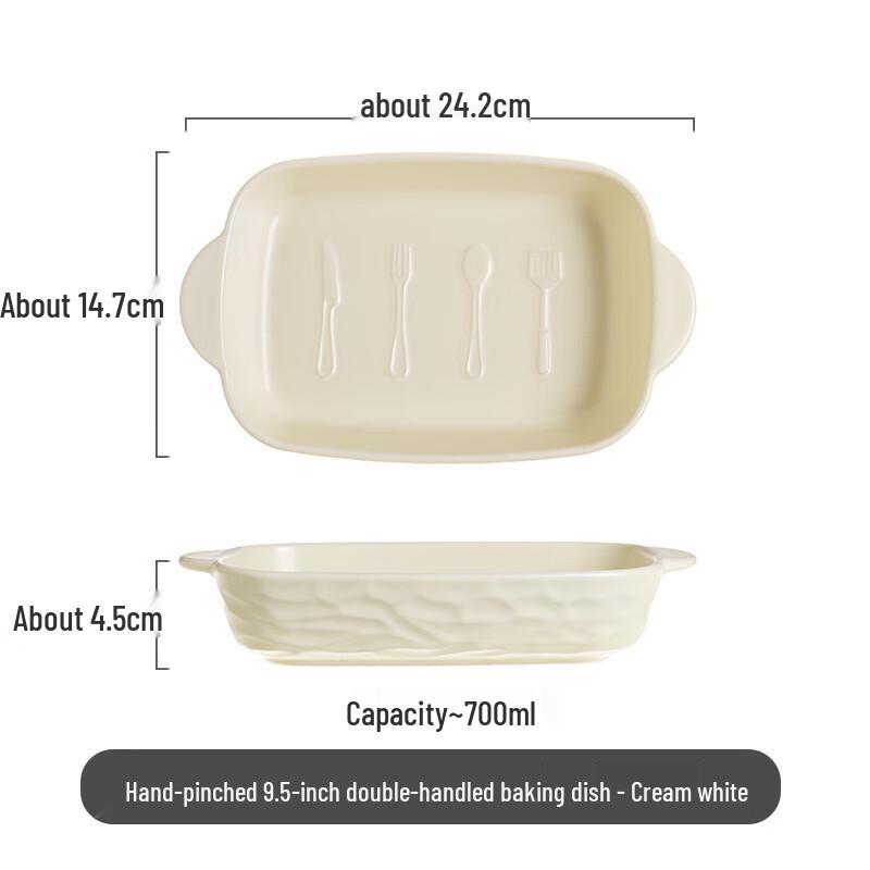 Zhi Shi Hand-Pinched Ceramic Baking Dish