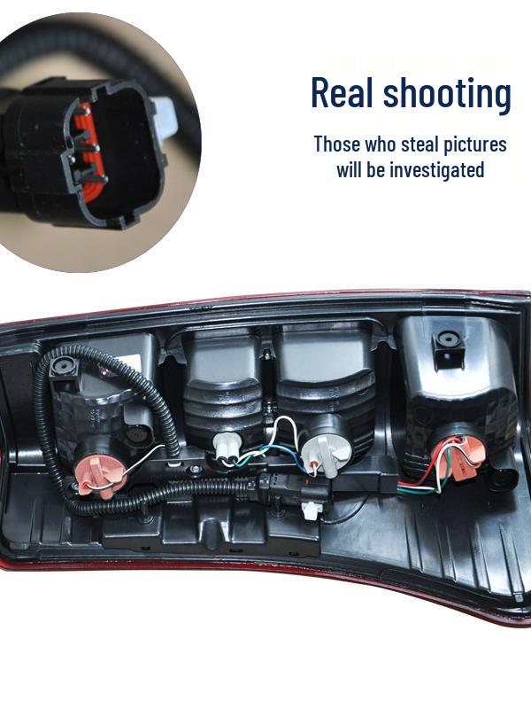 Compatible with Jiangxi Isuzu Ruimai S Pickup: Rear Taillight Assembly, Left/Right Headlights, Housings, Brake Lights.