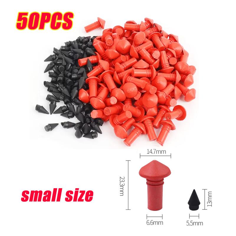 Vacuum Tire Rubber Bullet Tire Repair Tool Mushroom Nail + Lead Electric Vehicle Motorcycle Tire Repair Tool Auto Parts