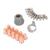 22 Pcs Set Plasma Cutter Electrode Tip Kit Brass Electrodes Tips Shield Cap and Standoff Guide for PT60