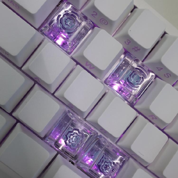 High Translucent Keycaps Enhances Backlits Illumination Effects and Long Time Use for Mechanical Keyboards