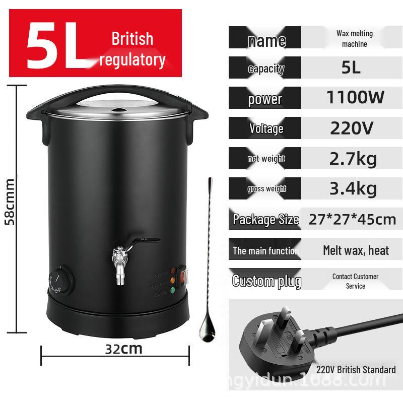 European & American Standard Stainless Steel Beauty Salon Wax Melting Machine