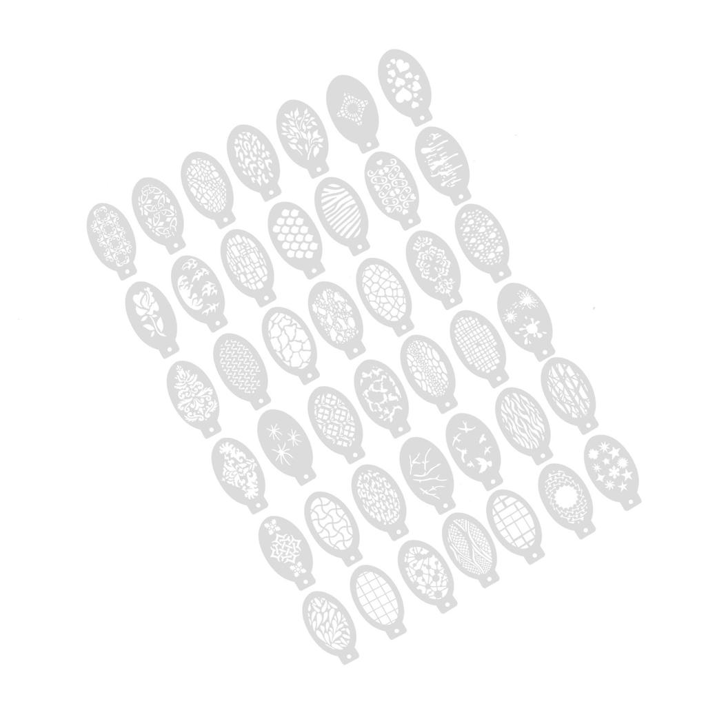 42Pcs Face Paint Stencils Reusable Hollow  Face Body Painting Templates Tracing Stencils for Part