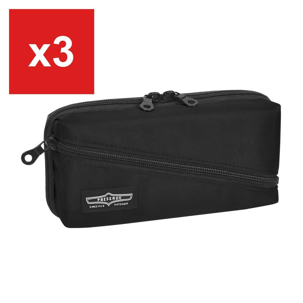 Kutsuwa Preserve Pencil Case, Black
