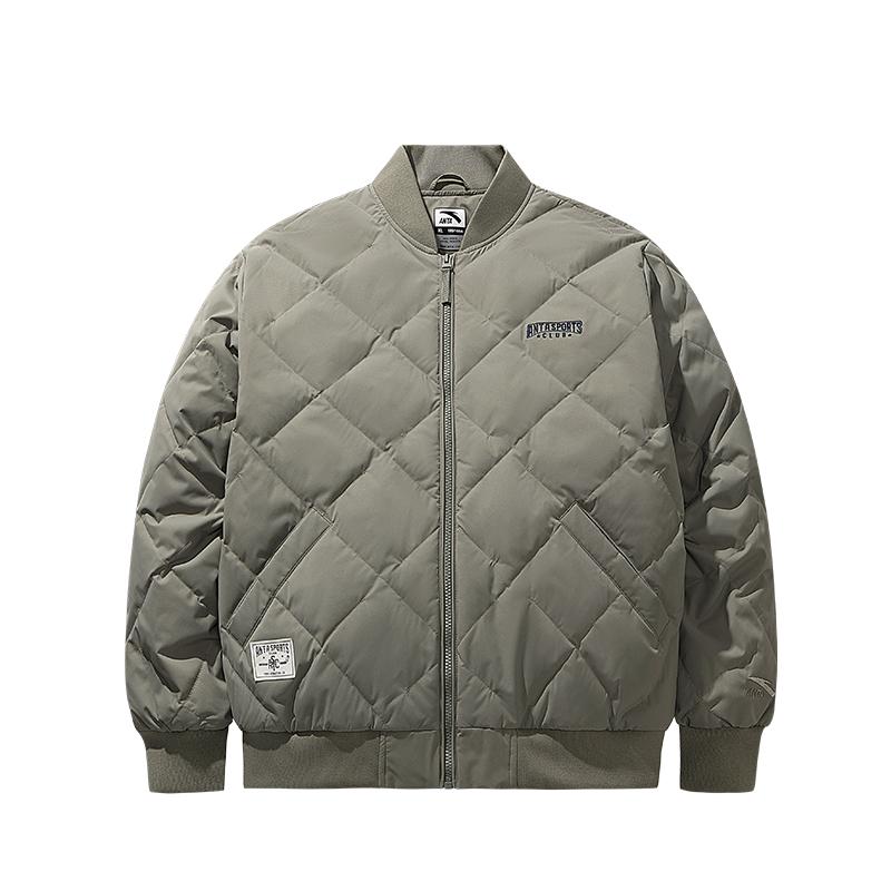 Anta Минималистичная куртка-пуховик с молнией-буквой, мягкая, универсальная, мужская верхняя одежда 152548917-4 M