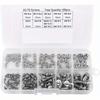 160PCS M2 M2.5 M3 M4 M5-304 Stainless Steel Cross Pan Head Combination Screw and Nut Set