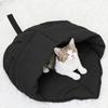 Linen Fabric Cat Sleeping Bag Soft Pet Cuddle Zone New Cat Bed Cave  Home Environment