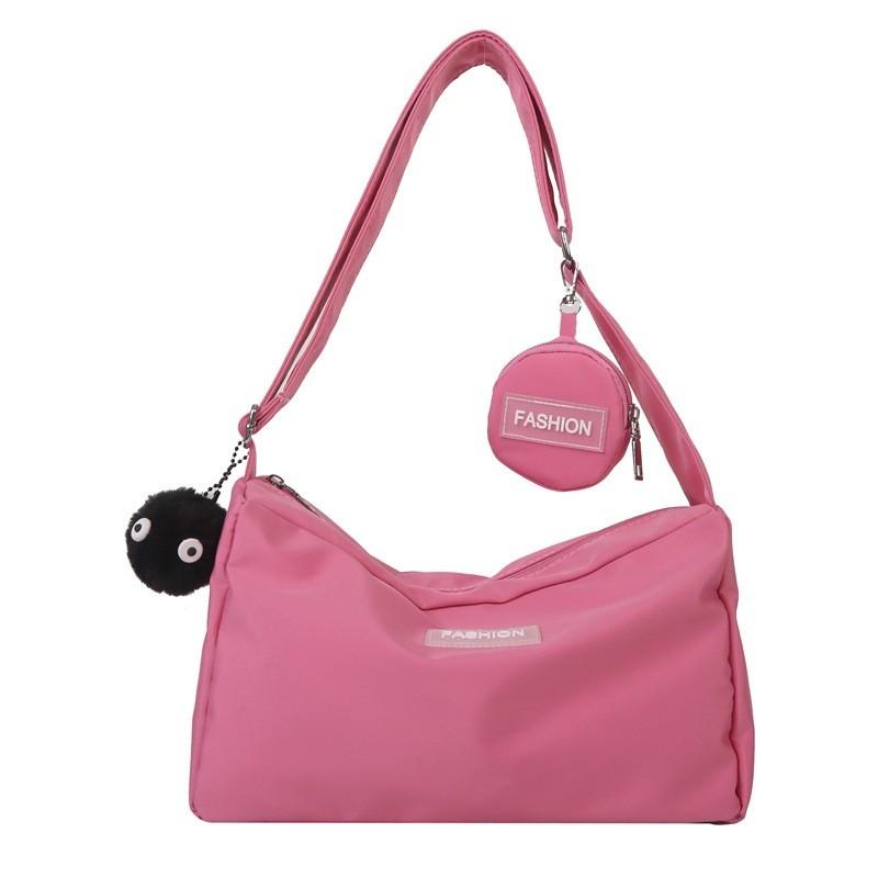 Oxford Material Small Crossbody Bag With Zipper Closure And Phone Pocket For Casual Daily Use