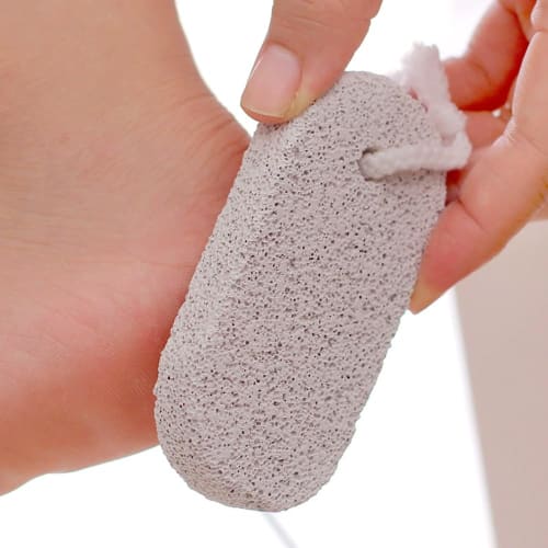 Reusable Natural Pumice Stone for Foot Calluses, Volcanic Stone, Foot Massage Tool, Exfoliating, Heel Shaving, Smoothing, Skin Care, Improves Blood Ci