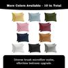 Q&J Fabric Co. Bedding Pillow Cases Standard Size Set of 2 – Soft Brushed Microfiber Pillow Cover, Wrinkle-Free, Fade-Resistant, Envelope Closure
