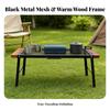 Camping Table Sturdy Portable Stable for Backyard Gatherings