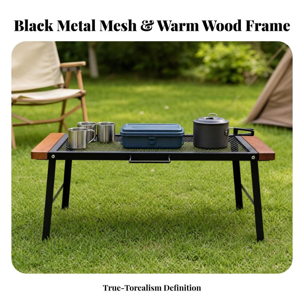 Camping Table Sturdy Portable Stable for Backyard Gatherings