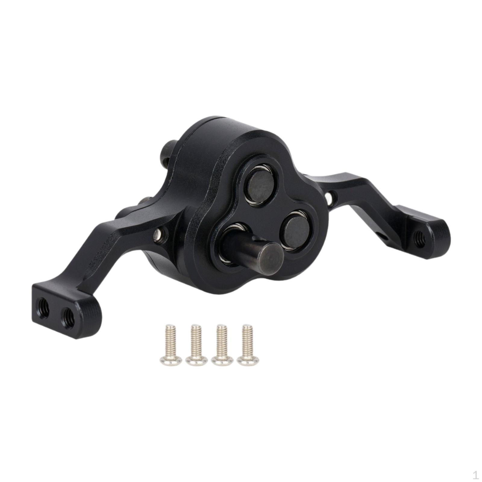 

1/10 RC Car Transfer Case Replaces Part Adjustable Carrier Bearing Transmission Gearbox for Vehicles чорний