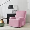 Stretch Velvet Plush Recliner Cover Lazy Boy Chair Cover Lounger Single Seater Couch Sofa Slipcover Armchair Covers 4 Seperate