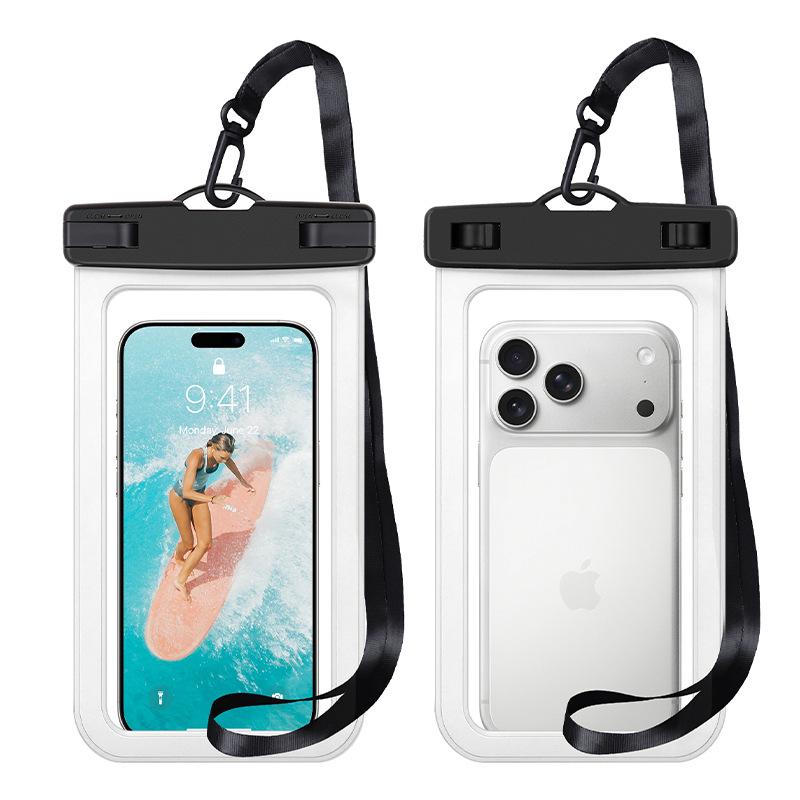 Waterproof Mobile Phone Pouch for Outdoor Swimming, Diving, Rafting - PVC Touchscreen-Compatible Bag