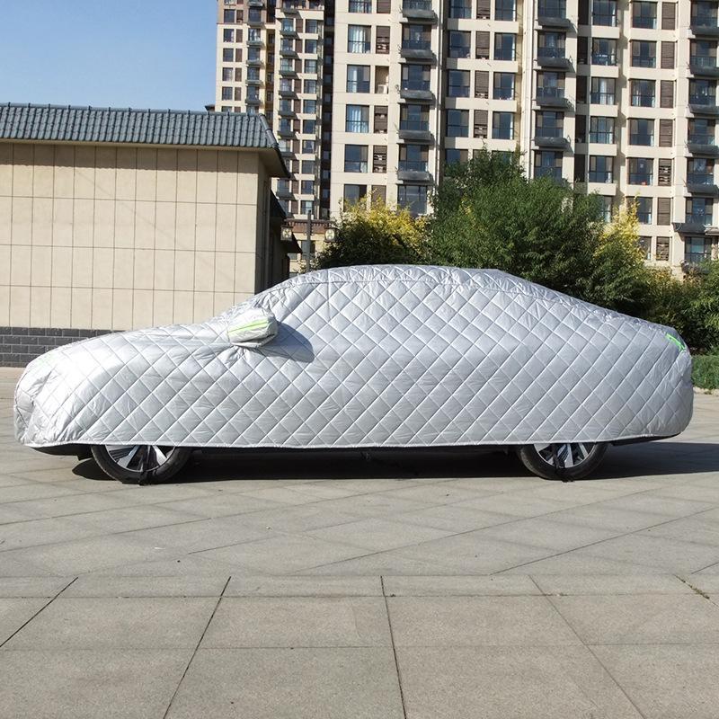 Universal Extra-Thick Winter Car Cover: Anti-Hail, Anti-Freezing, Anti-Snow Protection with Thickened Cotton Quilt