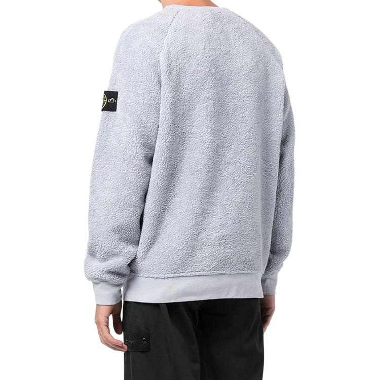 Stone Island Sweatshirt Pearl Grey Men Tops 751560234-V0061