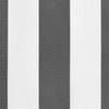 Grembiule Tenda da Sole Grigio Antracite e Bianco a Strisce 3,5 m