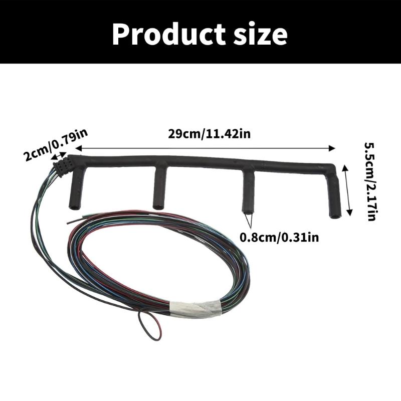 Motorvorwärmerkabelbaum mit Glühkerzenstecker, passend für Golf 038971782C 904-417 V10830116 84554003001
