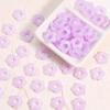 16mm Gradient Plum Blossom Resin Beads, Five-Petal Flower for Handmade DIY Bracelets & Necklaces