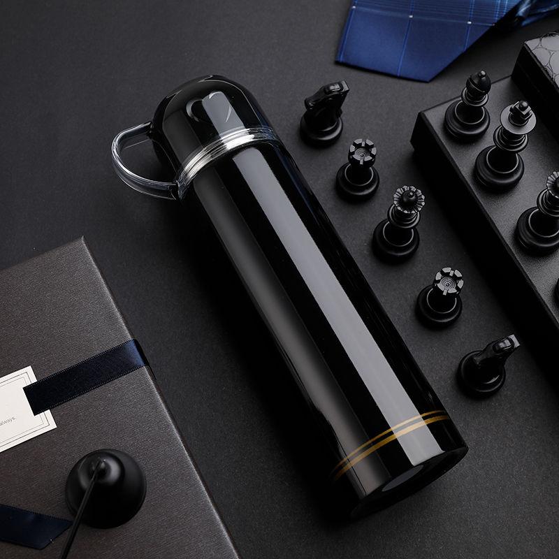 Thermosbecher mit großem Fassungsvermögen, 800 ml, Isolierflaschen, tragbarer Thermosbecher aus Edelstahl, Wasserflasche, Reise-Teebecher, Büro-Thermosbecher