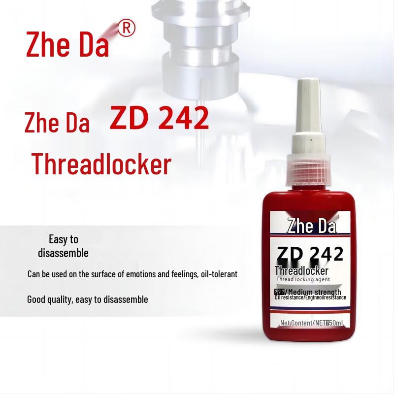 ZD 242 Medium Strength Threadlocker 50ml