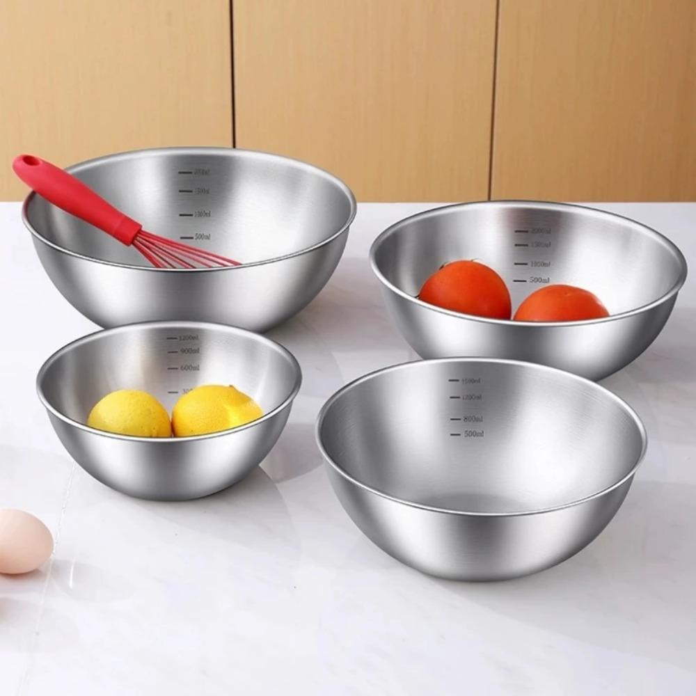 Edelstahl Gold und Silber Salatschüssel Reisnudeln Lamian Nudeln Schüssel Küchengeschirr Lebensmittelbehälter