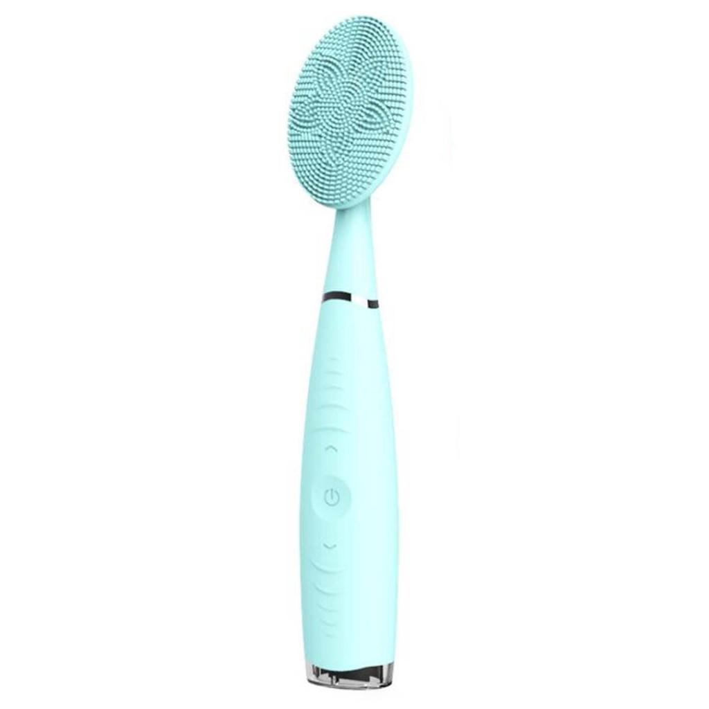 Rechargeable Handheld Long-handled Electric Silicone Face Wash Instrument