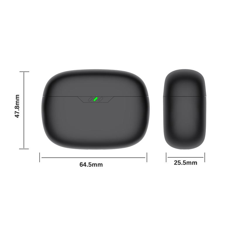 Estojo de Carregamento Para JBL Wave Beam/JBL Vibe Beam - Caixa Carregadora Sem Fio Bluetooth de 600mAh Substituição, Para Porta Tipo-C, Sem Fones de Ouvido