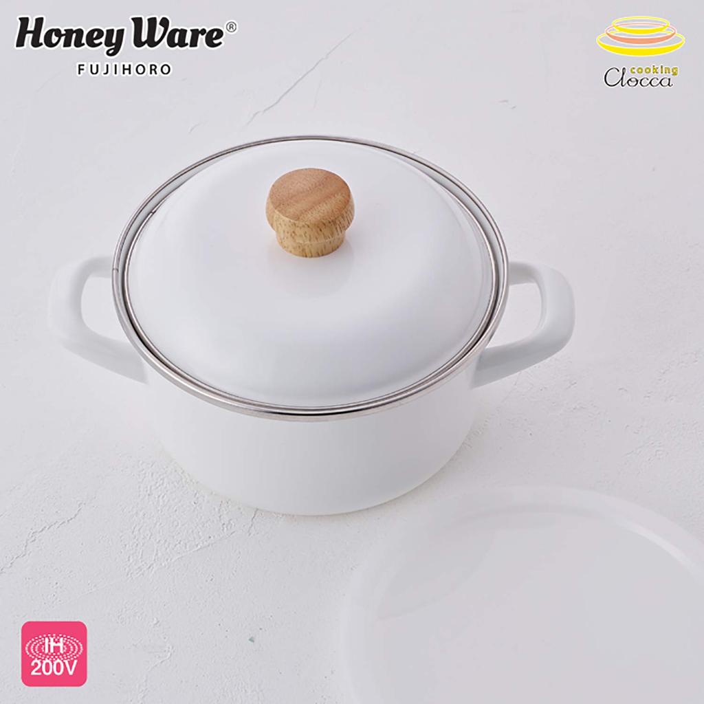 Fuji Enamel Mini Series (15cm Casserole, White)