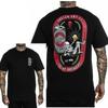 Mürrisches Unisex-T-Shirt TALENT BREWERS Tiefschwarz Totenkopf-Tattoo Premium-Qualität High-End-Luxus Unisex-Stil Sowohl für Unisex als auch für Unisex