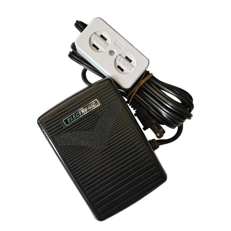 

Universals Three Pin Sewing Machine Foot Pedal with Sturdy Designs and Safety Protective for Home Professional Use 1