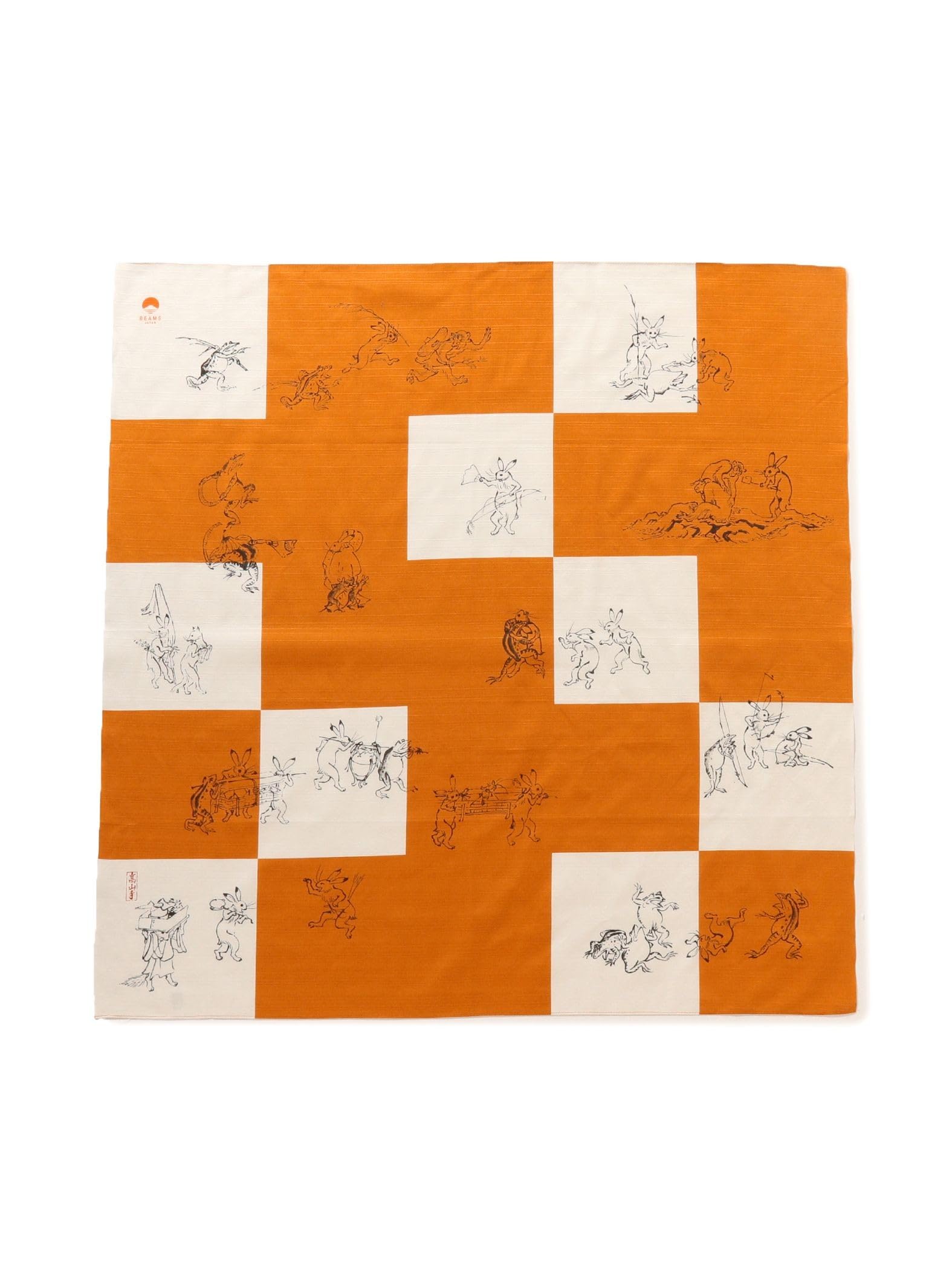 

[Beams Japan] Носовой платок/Бандана [Специальный заказ] Yamamoto Jin Shoten Choju Giga Furoshiki (Упаковочная ткань)
